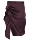 Vivienne Westwood Mini Side Panther Skirt Stripe Jacq. Tailor. Navy-red 38 Women