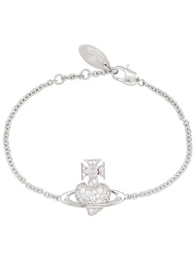 Vivienne Westwood Mini Statement Bracelet In Metallic