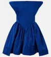 Vivienne Westwood Mini Sunday Dress Taffeta Electric-blue 44 Women In Blue