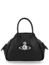 Vivienne Westwood Triangular Silhouette Leather Tote Bag In Black