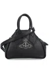 Vivienne Westwood Mini Yasmine Hand Bags In Black