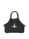 Vivienne Westwood Yasmine Mini Leather Shoulder Bag In Black
