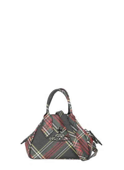 Vivienne Westwood Borsa A Mano Yasmine Mini In Similpelle Stampata Donna In Multi