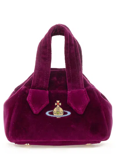Vivienne Westwood Purple Archive Mini Yasmine Bag In Multicolour