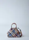 Vivienne Westwood Mini Yasmine Handbag In Beige