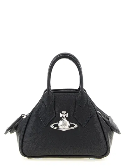 Vivienne Westwood Mini Yasmine Handbag In Black