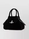 Vivienne Westwood Mini Yasmine Handbag Structured Shape In Black