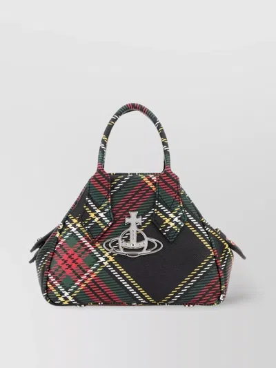 Vivienne Westwood Mini Yasmine Plaid Top Handle Bag