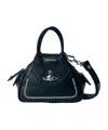 Vivienne Westwood Mini Yasmine Shoulder Bag In Black