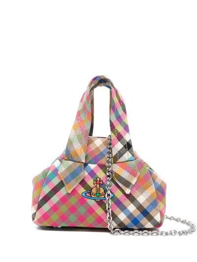 Vivienne Westwood Mini Yasmine Tote Bag In Multi