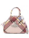 Vivienne Westwood Mini Yasmine Tote Bag In Neutrals