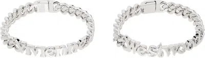 Vivienne Westwood Minos Bracelet Set In Silver