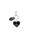 Vivienne Westwood Mirror Heart Orb Keyring Accessories In Black