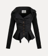 Vivienne Westwood Mens Black Monday Puffed-shoulders Cotton Shirt In Black