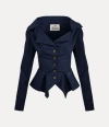 Vivienne Westwood Monday Ruffled Button-detailed Shirt In Blue