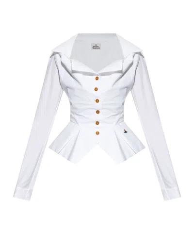Vivienne Westwood Monday Shirt In White