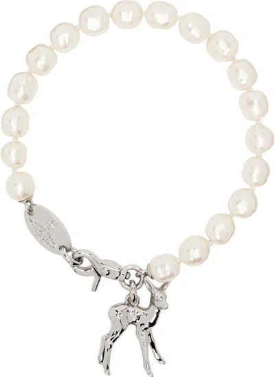 Vivienne Westwood Monette Necklace In White