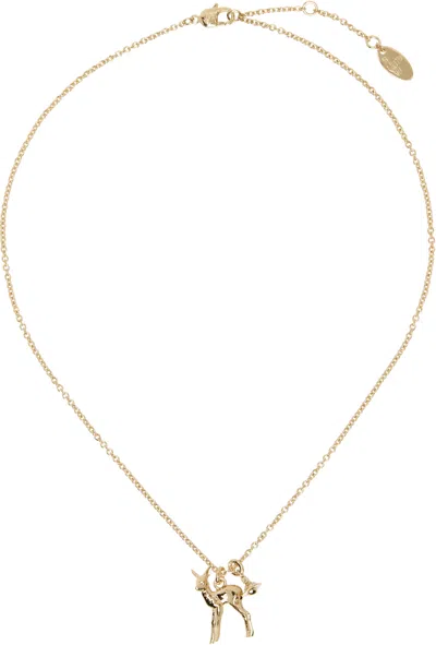 Vivienne Westwood Monette Small Pendant Necklace In Gold