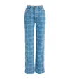 Vivienne Westwood Monogram P Ray Flared Jeans In Blue