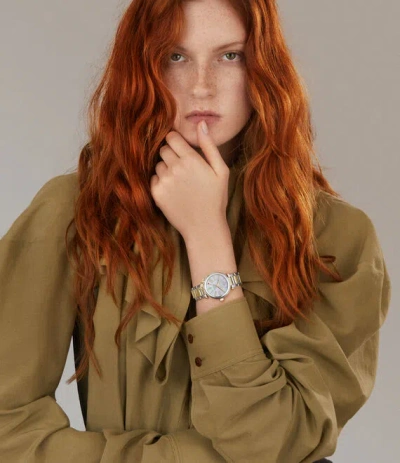 Vivienne Westwood Mother Orb Watch Silver / Gold Stainless Steel / Mother Of Pearl Women