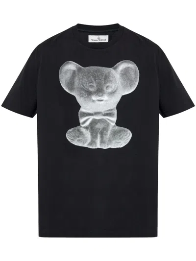 Vivienne Westwood Mouse Classic T Shirt In Black