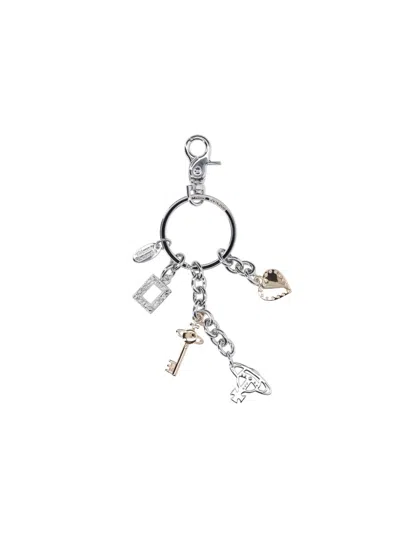 VIVIENNE WESTWOOD MULTI CHARM KEYRING CHARM