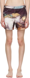 Vivienne Westwood Multicolor Classic Boxer Swim Shorts In The Kiss