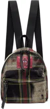 Vivienne Westwood Multicolor George Small Backpack In Brown