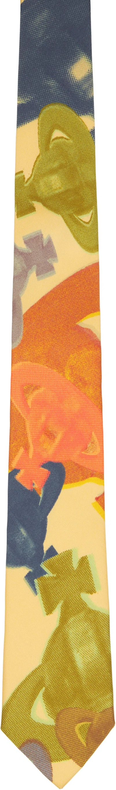 Vivienne Westwood Multicolor Halftone Orbs 7 Cm Tie In Ss25-g405