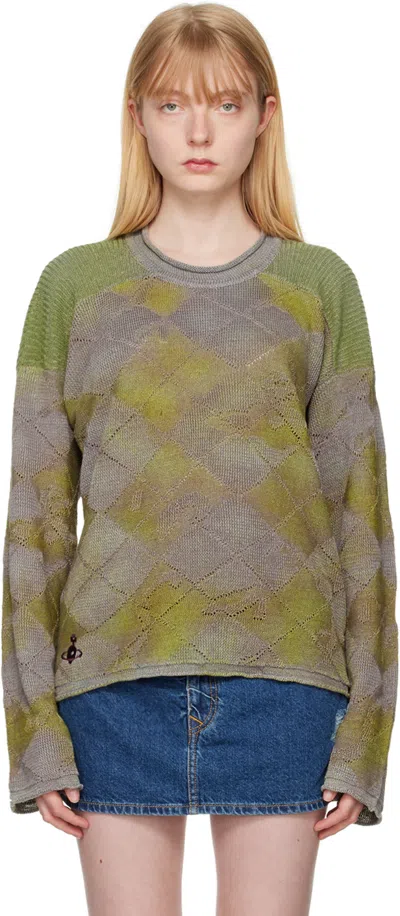 Vivienne Westwood Multicolor Knit1 Pearl1 Sweater In O101 Jumper