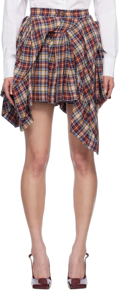VIVIENNE WESTWOOD MULTICOLOR NYMPH MINISKIRT