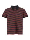Vivienne Westwood Multicolor Polo Shirt With Orb Decoration On The Chest And All-over Stripes Motif In Cotton Man In Multi