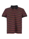 Vivienne Westwood Multicolor Polo Shirt With Orb Decoration On The Chest And All-over Stripes Motif In Cotton Man In Multi
