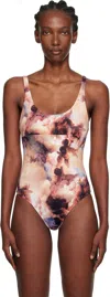 Vivienne Westwood Cherubs Swimsuit Woman Multicolor In Pink
