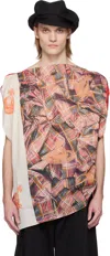 Vivienne Westwood Tartan Orb Beach Top Tartan Drapped Orb Orange Os-u Unisex In Ss25-f401