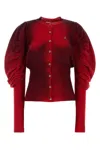Vivienne Westwood Woman Cardigan Red Size M Virgin Wool In Redblack