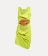 Vivienne Westwood Mushroom Marea Dress Cotton Neon Yellow M Women