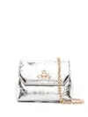 Vivienne Westwood Nano Pouch Chain Bag In Silver