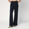 Vivienne Westwood Navy Blue Trousers In Wool Women In Black