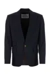 Vivienne Westwood Navy Blue Wool Blazer In Blue