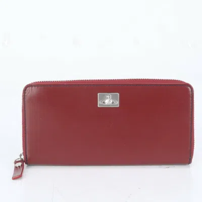 Pre-owned Vivienne Westwood Navy Color Leather Coin Purse/coin Case () In Multi