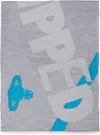 Vivienne Westwood Navy 'ripped And Ready' Scarf In Ss25-l403