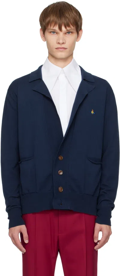 VIVIENNE WESTWOOD NAVY SAMUEL CARDIGAN