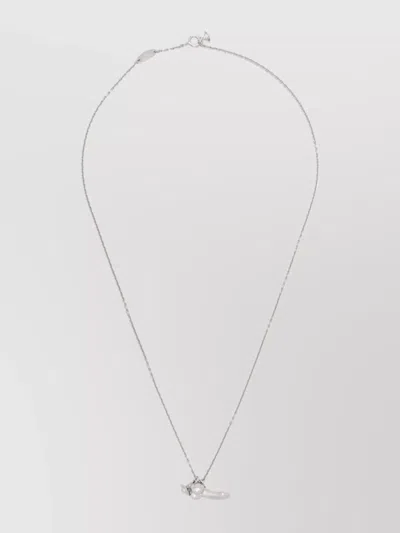 Vivienne Westwood Necklace Pendant Polished Finish In Gray