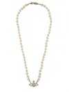 Vivienne Westwood Collana Mini Bas Relief In White