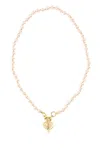 Vivienne Westwood Ivory Pearls Aleksa Necklace In White