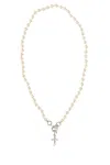 Vivienne Westwood Ivory Pearls Aleksa Necklace In Gold