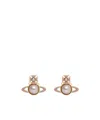 Vivienne Westwood Needle Earrings In Gold