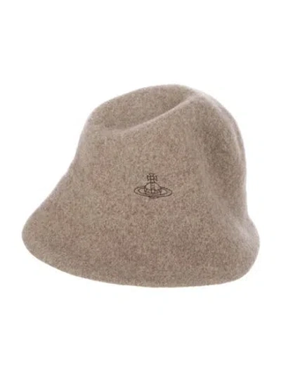 Pre-owned Vivienne Westwood Neutral Wool Bucket Hat