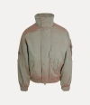 Vivienne Westwood Nevada Bomber Cangiante Gabardine Sage-green 52 Men In Green